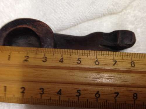 lidded Shaving Box + Pipe rest foot shape hand made
