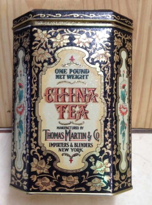 TIN - CHINA TEA Thomas Martin+Co New York tea blender
