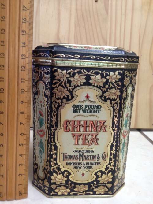 TIN - CHINA TEA Thomas Martin+Co New York tea blender