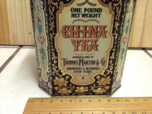 TIN - CHINA TEA Thomas Martin+Co New York tea blender