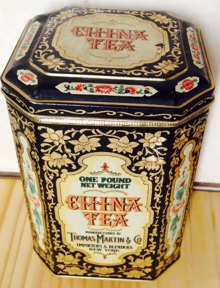TIN - CHINA TEA Thomas Martin+Co New York tea blender