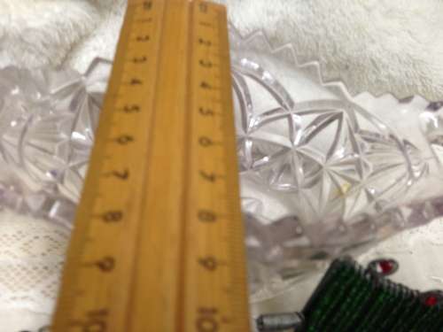 Glass Vase Saw tooth Anchor Hocking LOOK At My BUY NOW Listings NO WAITING