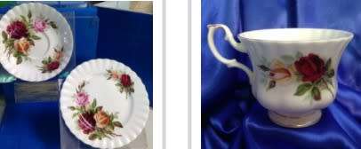 ROYAL ALBERT*SaucerSidePlate +CupCrackGREAT COUNTRY HOME DECOR**L@@KatMY*BUY NOW*iterms*NO WAITING*