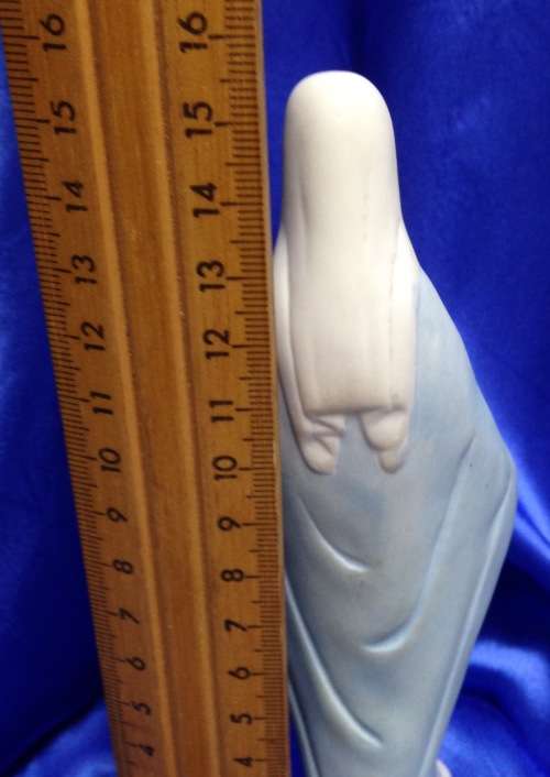 2  Madonna Icon figurine ceramic 1 full figure 1 Bust LOOK At My BUY NOW LISTINGS NO WAITING