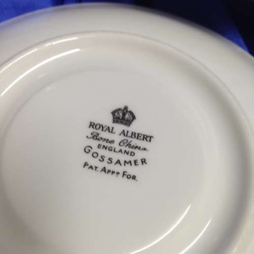Royal Albert mix Petit cup Gossamer saucer+cake SIDE plate LOOK at My BUY Now listings No WAITING