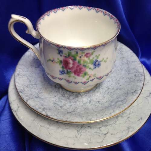 Royal Albert mix Petit cup Gossamer saucer+cake SIDE plate LOOK at My BUY Now listings No WAITING