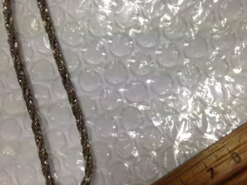 Necklace Chain +Large Pendant has Crystals Silver tone metal LOOK At My BUY NOW LISTINGS NO WAITING