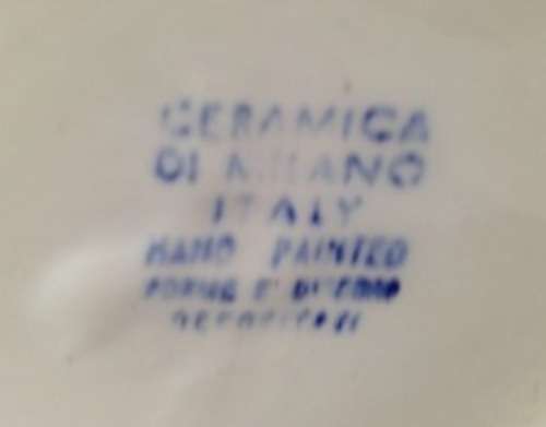 ITALIAN Lady on  Perfume BOTTLES empty 1 Ceramic no pump