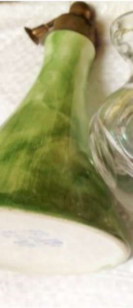 ITALIAN Lady on  Perfume BOTTLES empty 1 Ceramic no pump