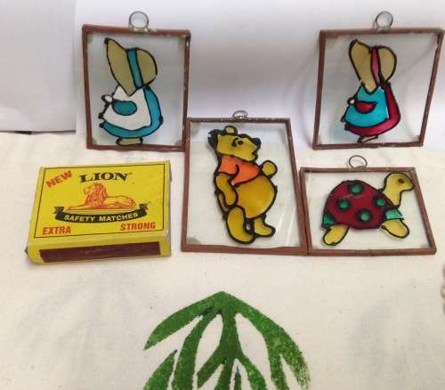 Poo Bear+Friends*4 hand made CopperTrim*LoopTop