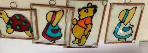 Poo Bear+Friends*4 hand made CopperTrim*LoopTop