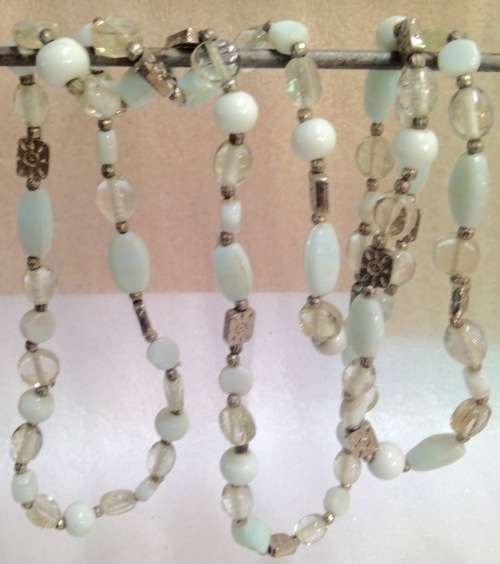 ITALIAN glass beads NECKLACE Lampwork GLASS BEADS