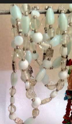 ITALIAN glass beads NECKLACE Lampwork GLASS BEADS