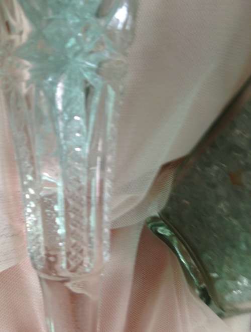 Antique  EPERGNE TRUMPET+1 other Vase
