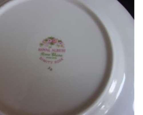 Royal Albert DIMINITY ROSE Trio