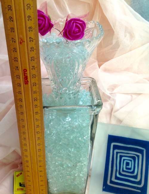 Antique  EPERGNE TRUMPET+1 other Vase