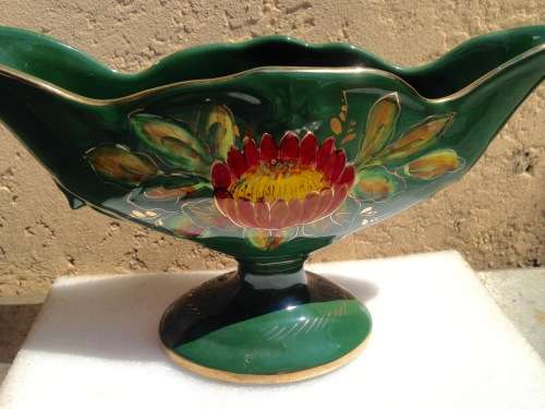 Vase -  Majolica Pottery NO800/1 base Marked