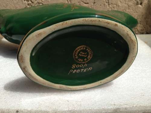 Vase -  Majolica Pottery NO800/1 base Marked