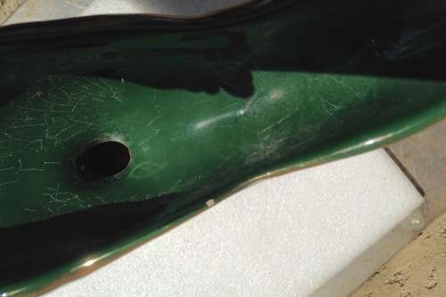 Vase -  Majolica Pottery NO800/1 base Marked