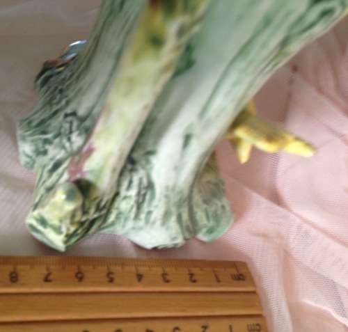 Vase ceramic make UCAGO Gilt lustre Bird figurine LOOK At All My BUY NOW listings NO WAITING