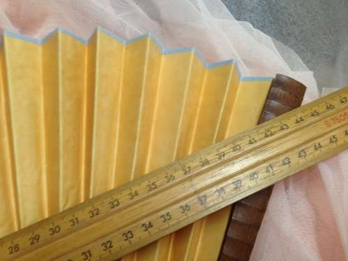 Oriental fan Bauenmalerie holder wood Look At My Buy Now listings No Waiting