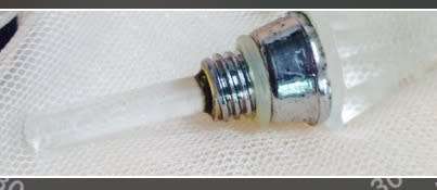 Perfume bottle -Stopper Cut glass faceted Crystal Sparkles *Rainbow effect Refraction