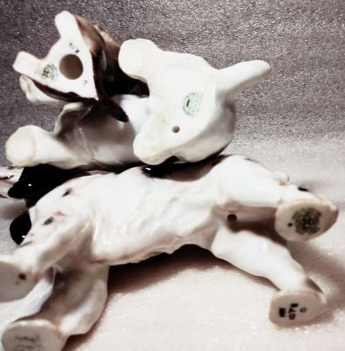 Royal Doultin 3 small printer tray dogs some damage