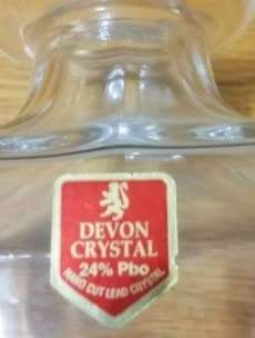 DEVON*DECANTER Hand Cut lead Crystal*LOOK At My BUY NOW Listings NO WAITING