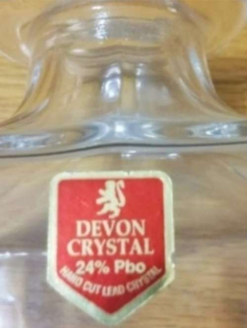 DEVON*DECANTER Hand Cut lead Crystal*LOOK At My BUY NOW Listings NO WAITING