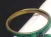 BANGLE Malachite SEMI PRECIOUS GEM STONE GREEN made in Turkey