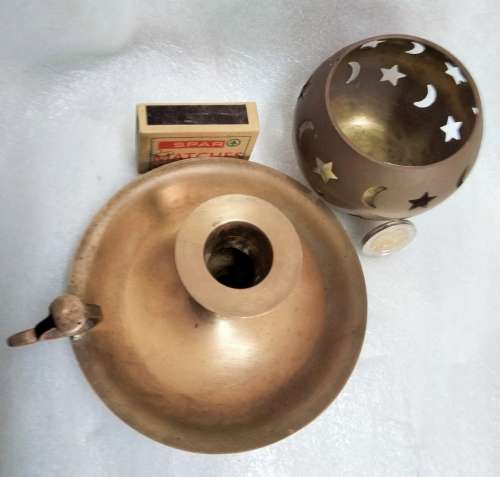 2Candle holderChamber stick handle+1 round cut out stars+moon LOOK at My BUY NOW listings NO WAITING