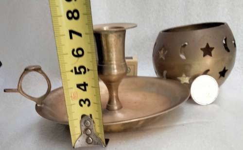 2Candle holderChamber stick handle+1 round cut out stars+moon LOOK at My BUY NOW listings NO WAITING