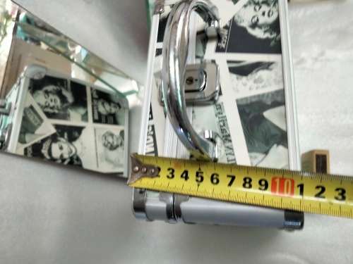 Aluminium small case mirror inside LOOK At My BUY NOW LISTINGS NO WAITING
