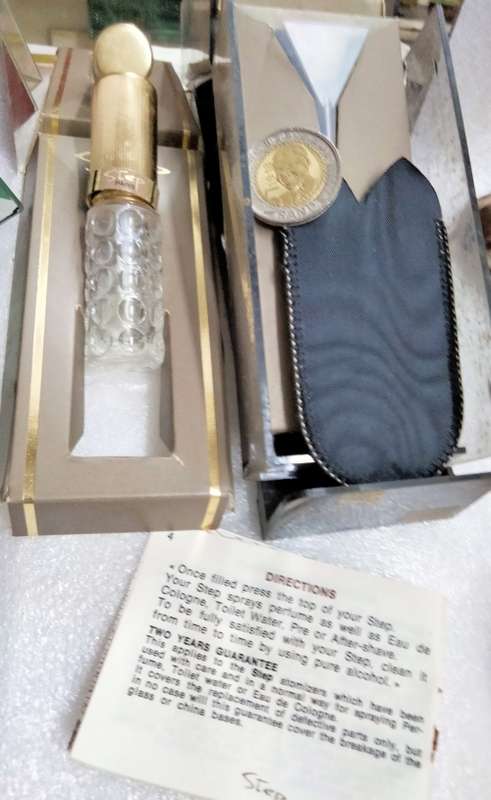 RARE!!! *REFILL Funnel*!!`STEP PARIS`Perfume Atomiser empty