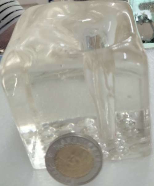 Glass Paperweight  Pen holder GREAT COUNTRY HOME DECOR!!both for one bid