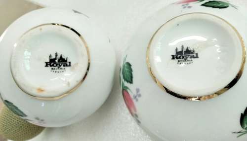 Barvaria Perfume +Trinket box Ceramic Vanity Dressing table LOOK at All My BUY NOW Listings NO