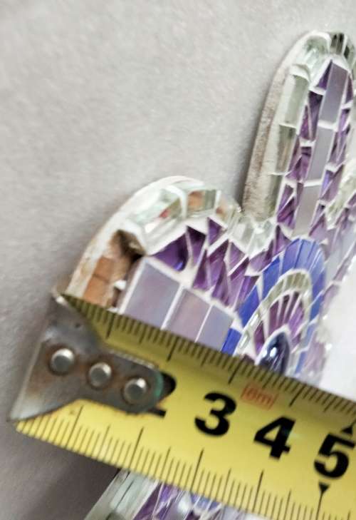 Mirror Mosaic 2 Flowers Hanging  Look at My BUY NOW Listings*No WAITING