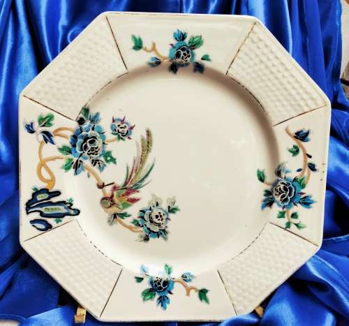 Hexagonal Wall 22cm Plate Royal Venton ring to hang