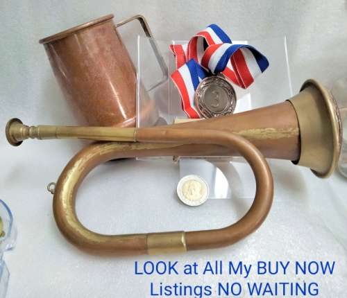 Brass Bugle Note bugle only*not included other items