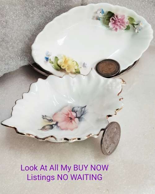 1Coalport built up flowers+Leonardo Collection Trinket PIN trays*Look At My BUY NOW items*NO WAITING