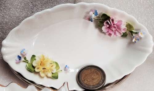 1Coalport built up flowers+Leonardo Collection Trinket PIN trays*Look At My BUY NOW items*NO WAITING