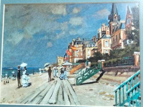 FRAMED Picture Faan Meintjies Reservaart Klerksdorp Promenade scene