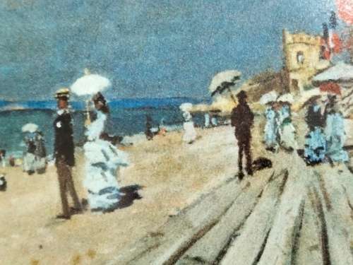 FRAMED Picture Faan Meintjies Reservaart Klerksdorp Promenade scene