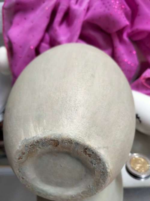 1 Ovoid Small pottery Vase smooth very tactile Beautiful +1 small Wade vase