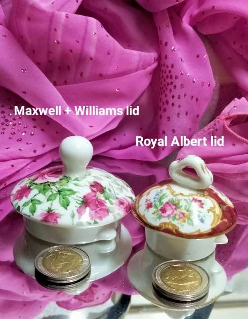 1Royal Albert Lady Hamilton LID small  + 1 Maxwell Williams lid