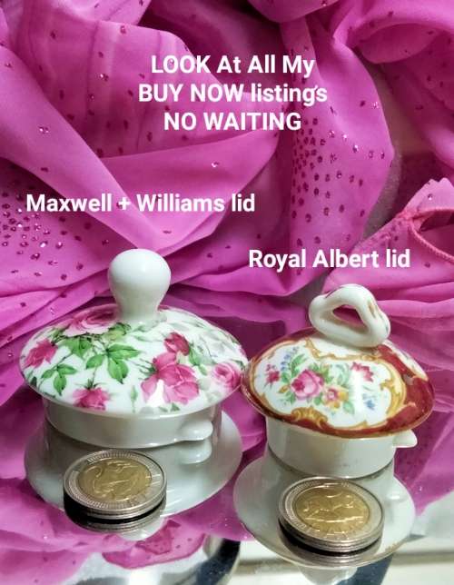 1Royal Albert Lady Hamilton LID small  + 1 Maxwell Williams lid