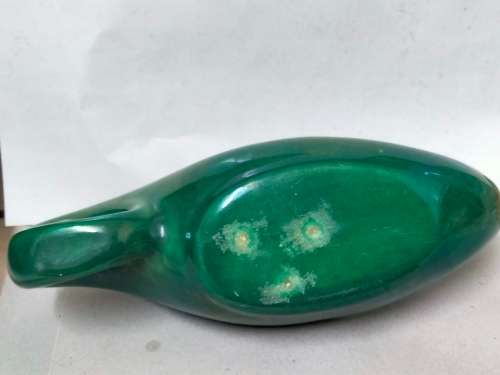 Vase Green Vintage vase Pottery ceramic Grahamstown LOOK At My BUY NOW LISTINGS NO WAITING