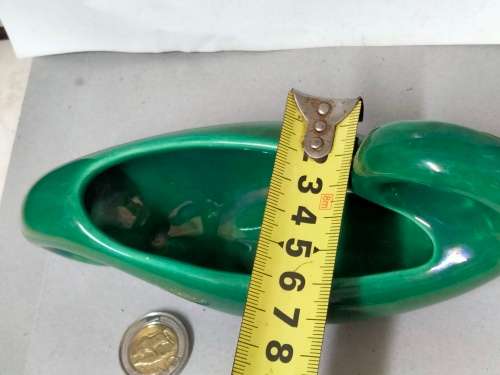 Vase Green Vintage vase Pottery ceramic Grahamstown LOOK At My BUY NOW LISTINGS NO WAITING