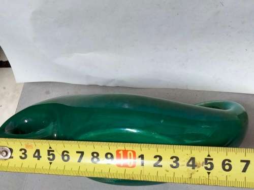 Vase Green Vintage vase Pottery ceramic Grahamstown LOOK At My BUY NOW LISTINGS NO WAITING