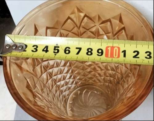 Vase  - Carnival glass Waffle Diamond Pattern Condition perfect